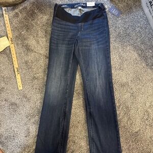Universal Thread Dark Wash Adaptive Zippered Leg Bootcut Jeans -- Size 10 30R‎